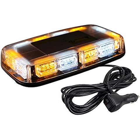 Emergency LED Mini Strobe Light Bar with Magnetic Base