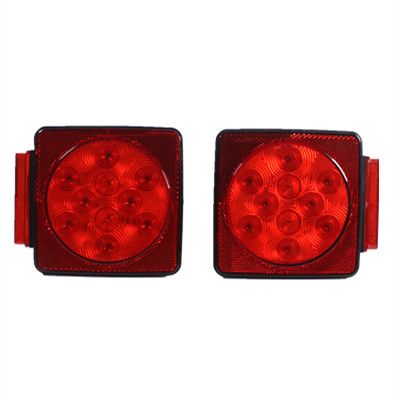 4'' Square LED Tail Light Under 80