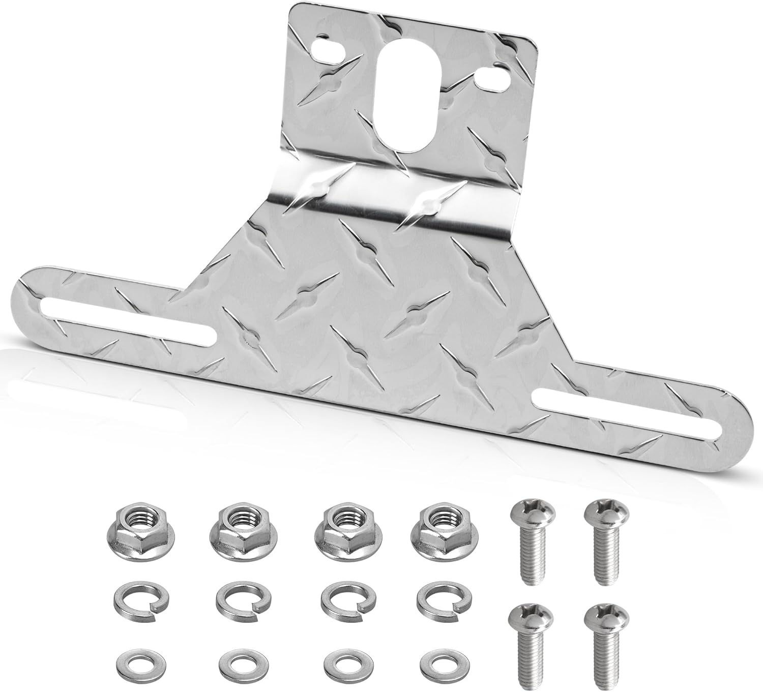Trailer License Plate Light Holder Aluminum /Plastic